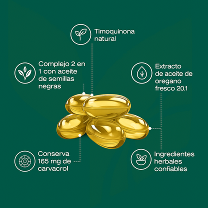 Cápsulas blandas de aceite de orégano VitalBlast®